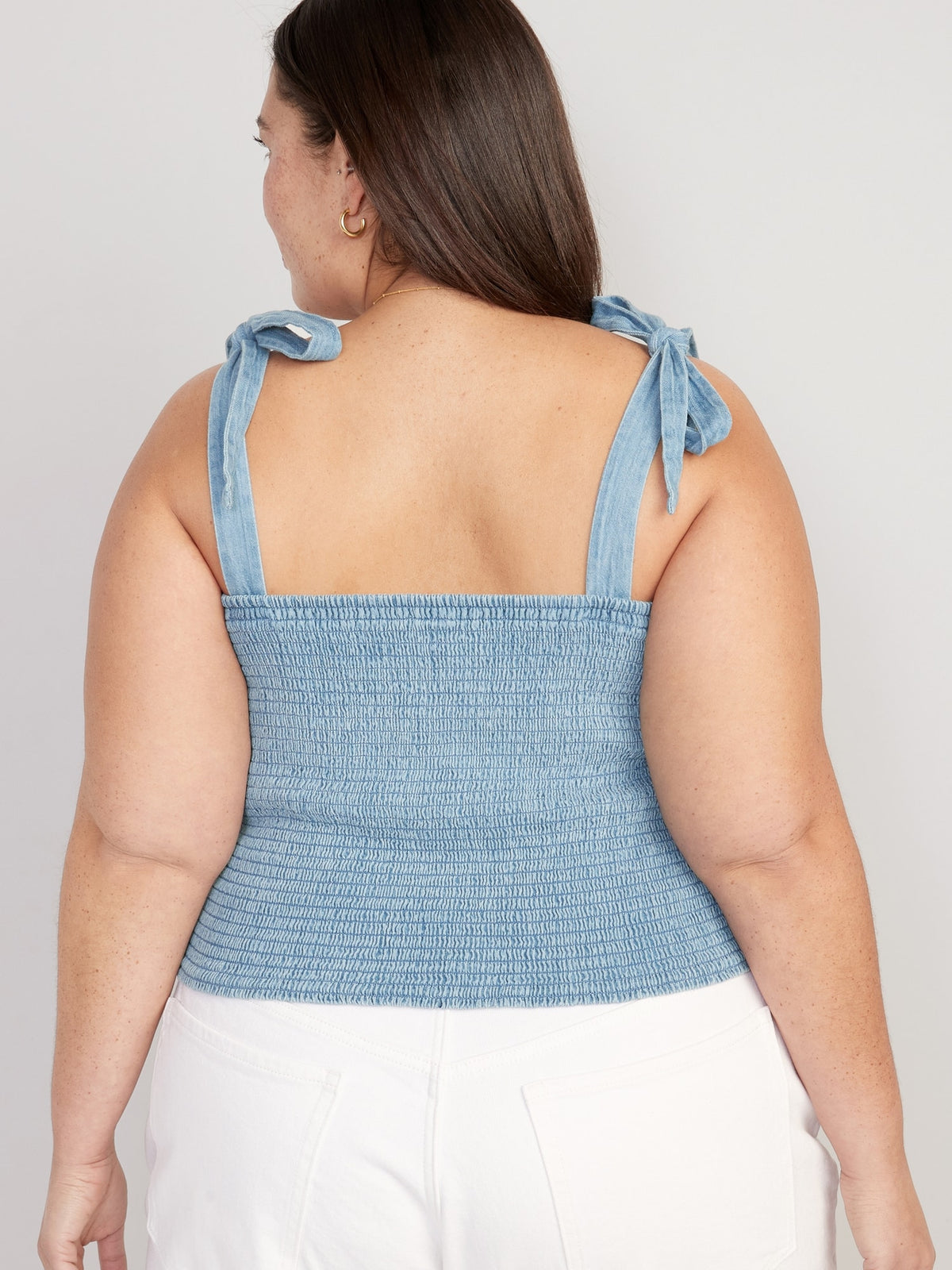 Old Navy Fitted Tie-Shoulder Corset Cami Top