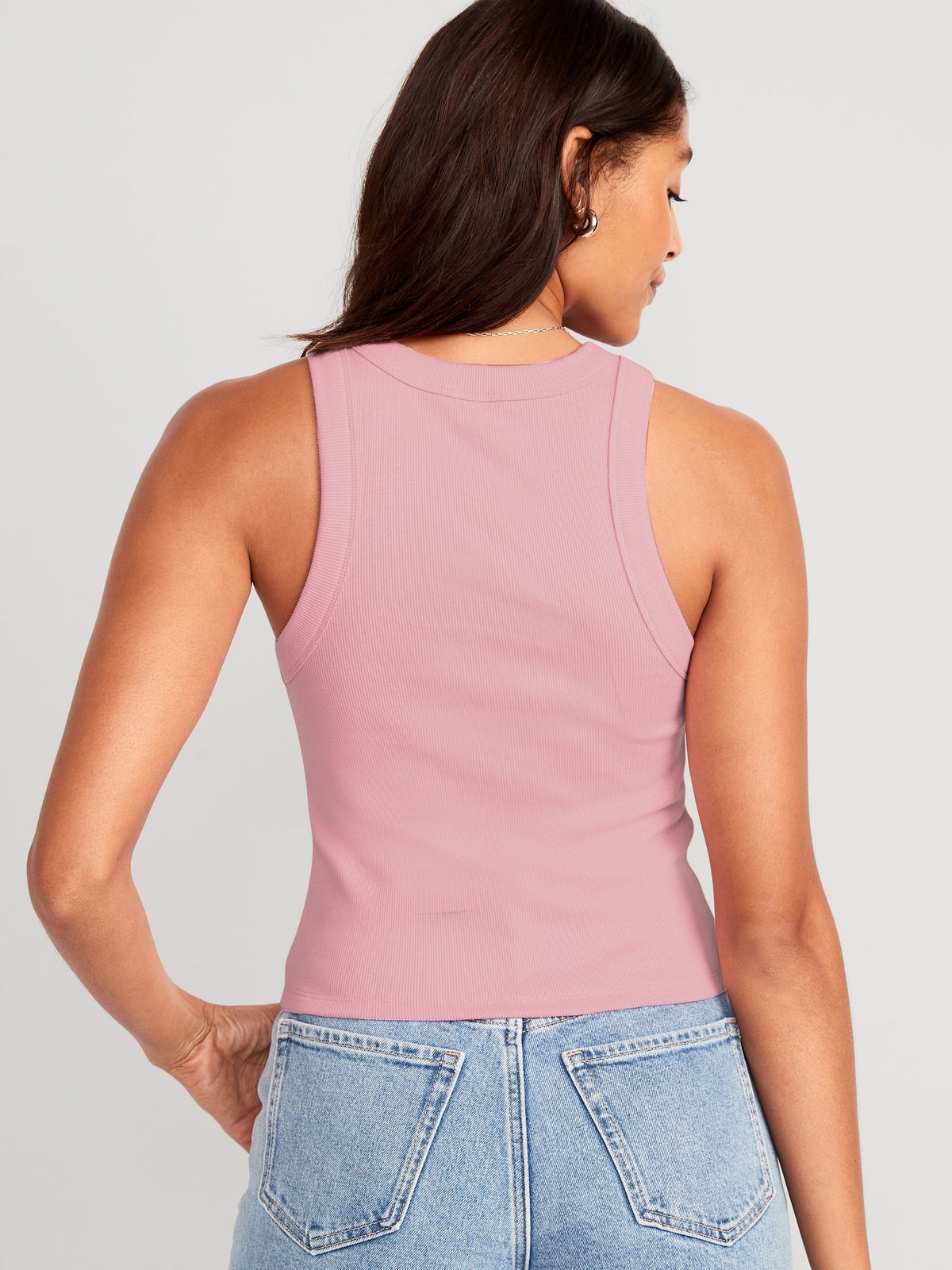COOL AND CLASSIC CROPPED RIB KNIT TANK IN WINE – Gameday Couture