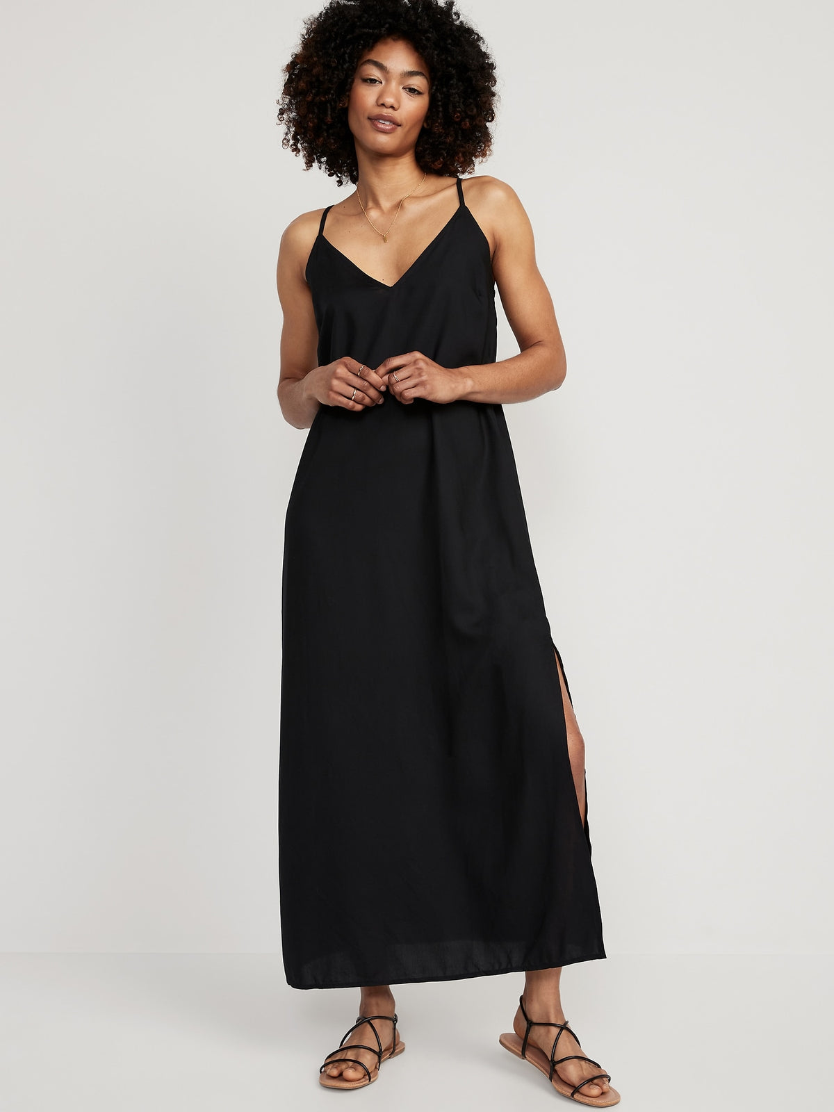 Tie-Back Maxi Slip Dress for Women - Old Navy Philippines