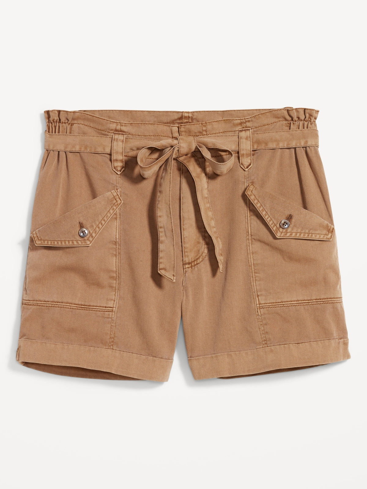 Extra High Waisted Tie Front Cargo Workwear Shorts for Women 4 inch Old Navy Philippines