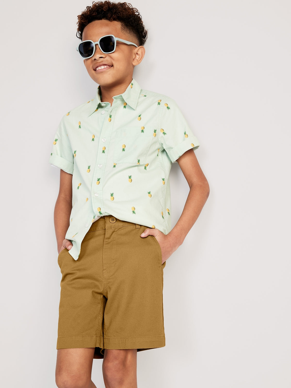 Built-In Flex Straight Twill Shorts for Boys (Above Knee) - Old Navy  Philippines