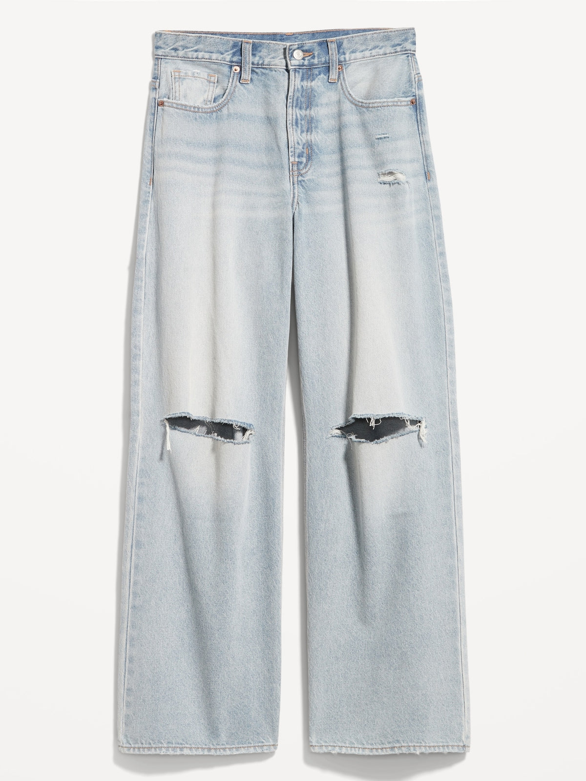 Extra High-Waisted Ripped Baggy Wide-Leg Non-Stretch Jeans for Women - Old  Navy Philippines