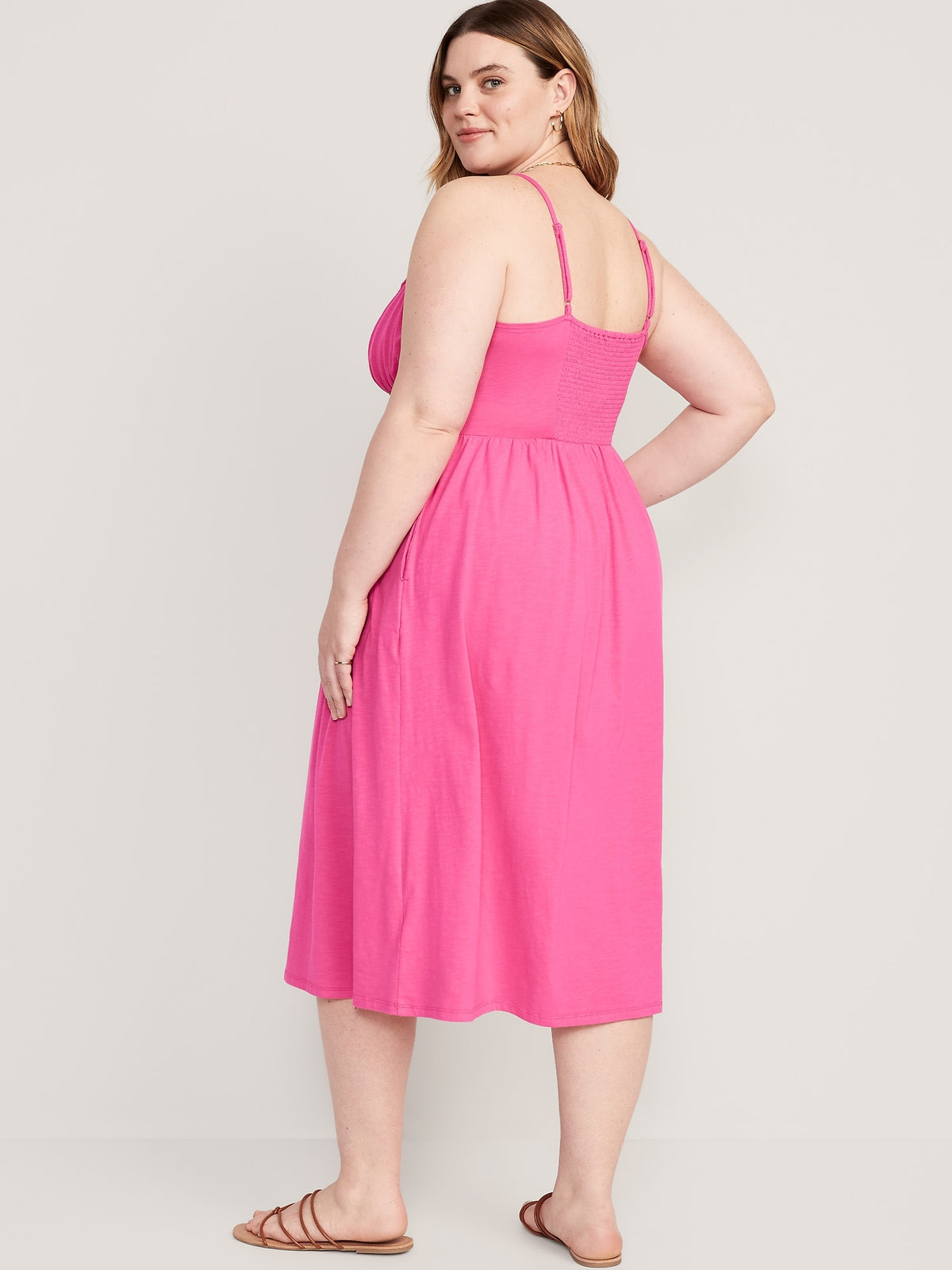 Fit & Flare Tie-Front Cami Midi Dress for Women - Old Navy Philippines Fit & Flare Tie-Front Cami Midi Dress for Women - Old Navy Philippines