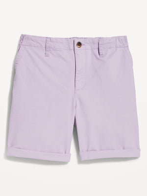 High-Waisted OGC Pull-On Chino Shorts for Women -- 7-inch inseam