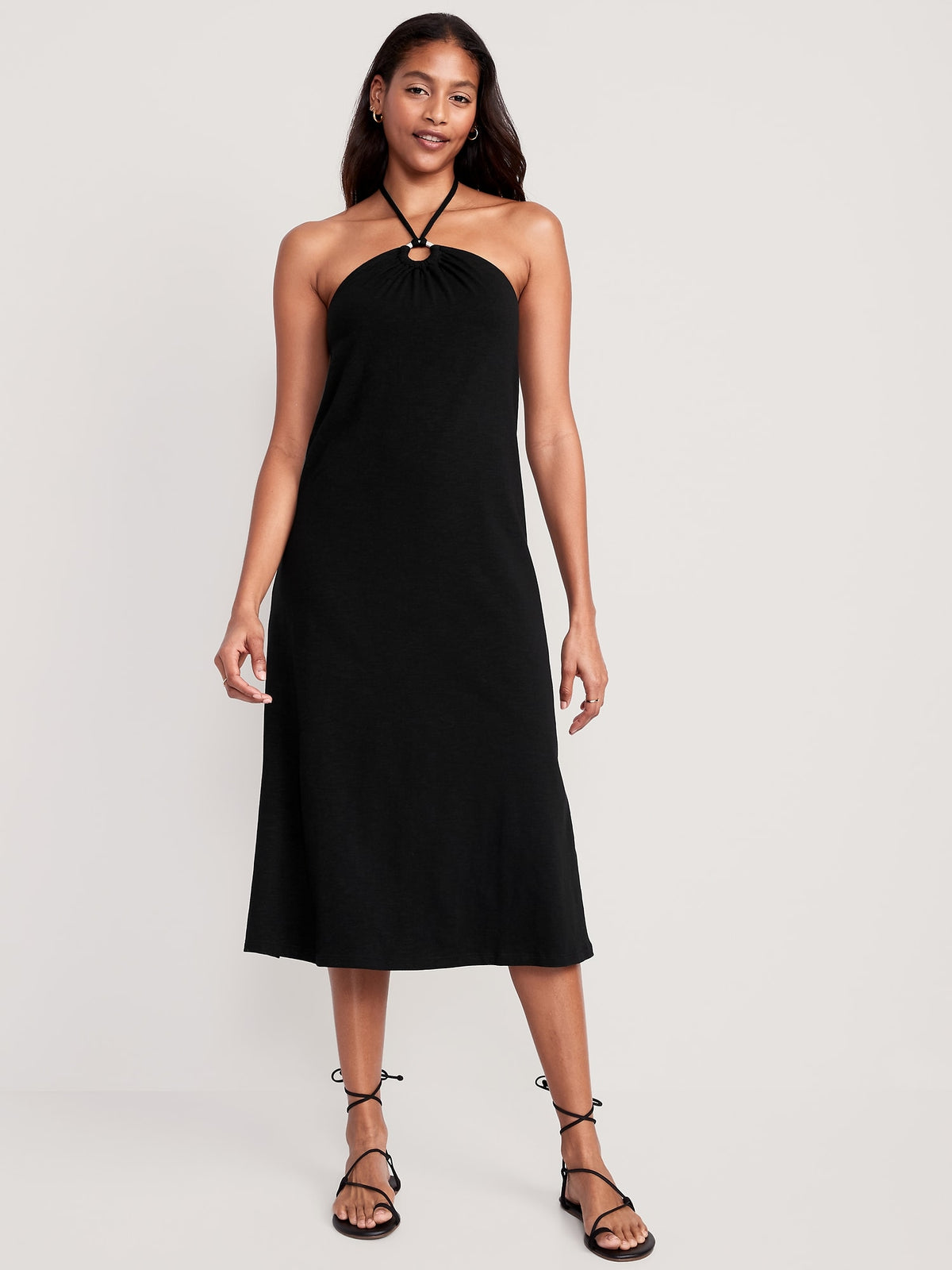 Slub-Knit Halter Midi Shift Dress for Women - Old Navy Philippines Slub-Knit Halter Midi Shift Dress for Women - Old Navy Philippines