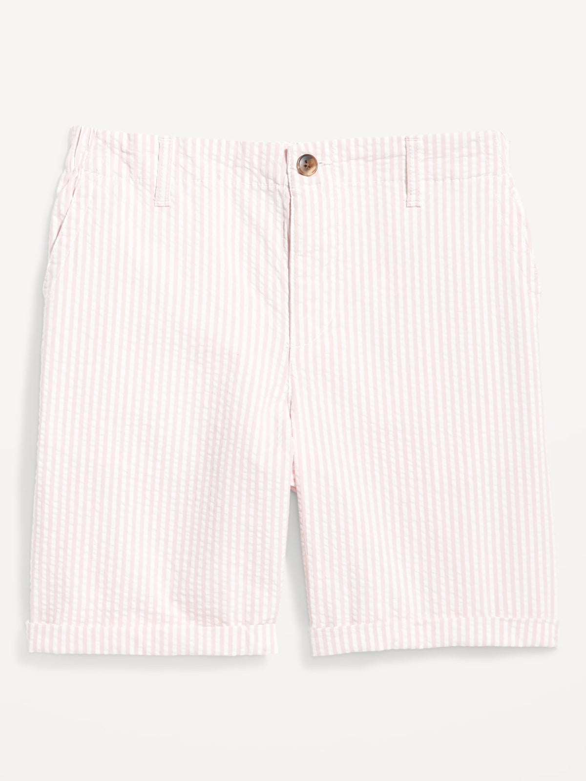 High-Waisted OGC Pull-On Chino Shorts for Women -- 7-inch inseam